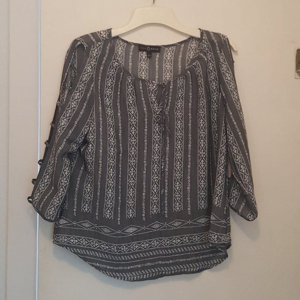 Fred David blouse EUC